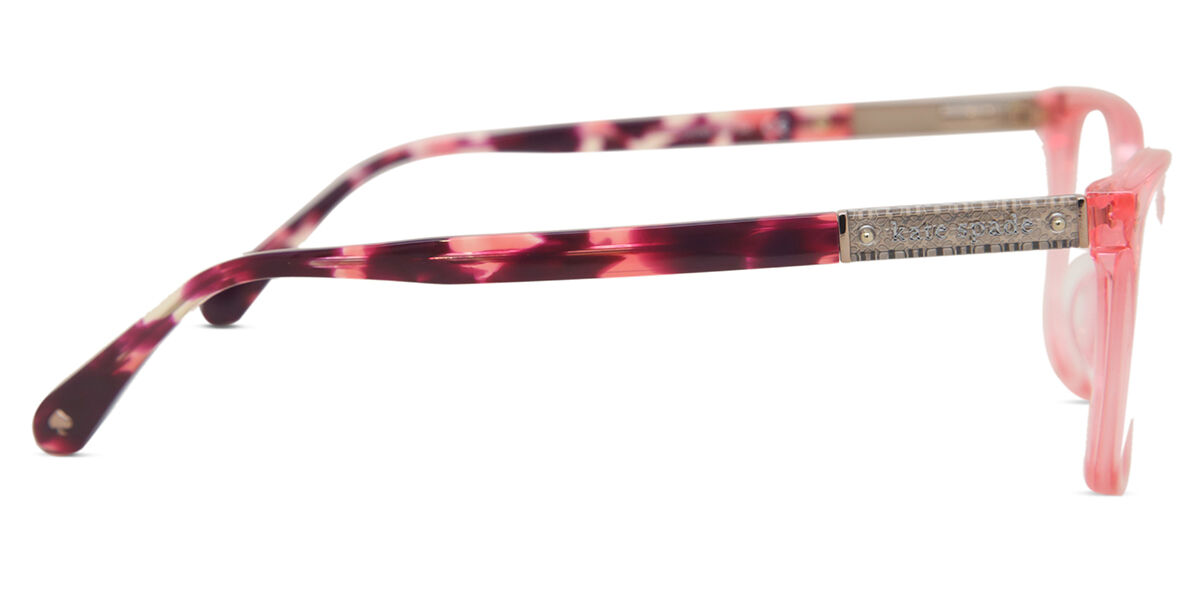 Kate Spade Davina 35J Transparent Pink Eyeglasses | SmartBuyGlasses US