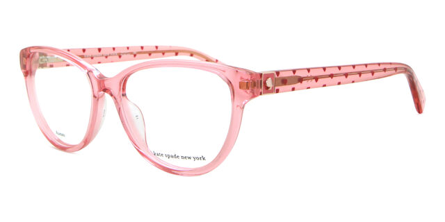 Kate Spade Tailynn 35J Transparent Pink Eyeglasses  display picture 3