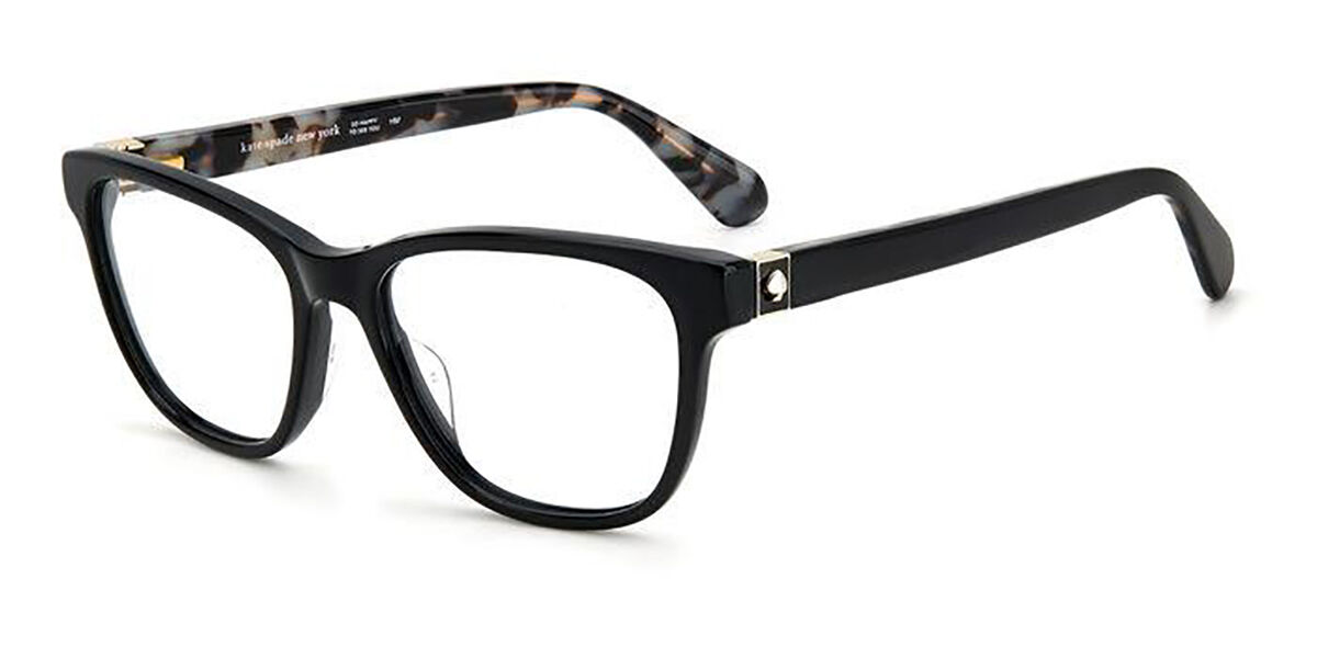 Photos - Glasses & Contact Lenses Kate Spade Verna 807 Women's Eyeglasses Black Size 53 (Frame On 
