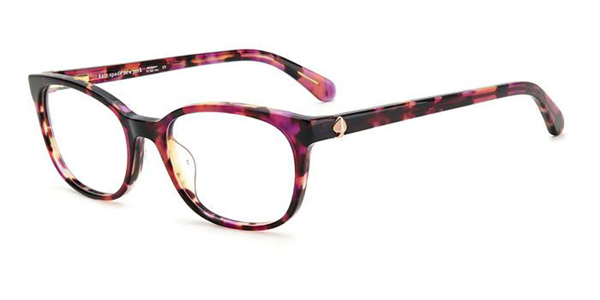 Kate Spade Luella Ht8 Eyeglasses In Purple Tortoise Smartbuyglasses Usa 2640