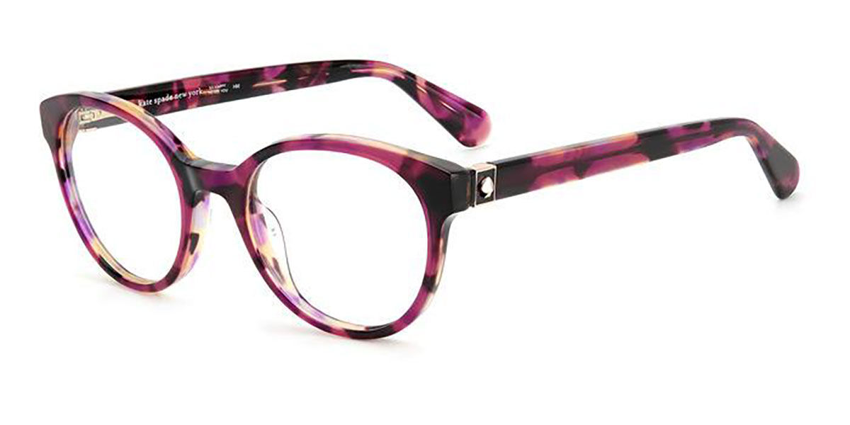 Kate Spade Marcilee HT8 Eyeglasses in Purple Tortoise SmartBuyGlasses USA