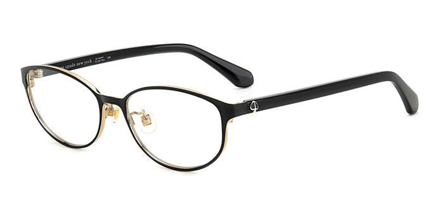 Kate Spade Ophelia/F Asian Fit RHL Glasses Black Gold | SmartBuyGlasses UK