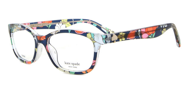 Kate Spade Brylie X19 Patterned Blue Eyeglasses  display picture 3