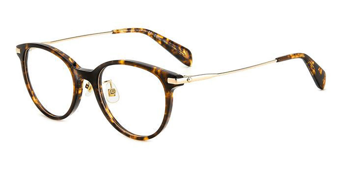 Photos - Glasses & Contact Lenses Kate Spade Milani/F Asian Fit 086 Women's Eyeglasses Tortoisesh 