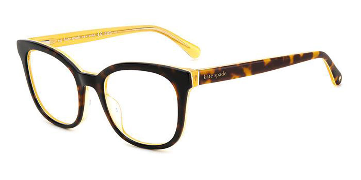 Photos - Glasses & Contact Lenses Kate Spade Samara/G Asian Fit 086 Women's Eyeglasses Tortoisesh 