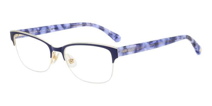 Kate Spade Ambrosette US DA4 Satin Navy Dots Eyeglasses  display picture 3