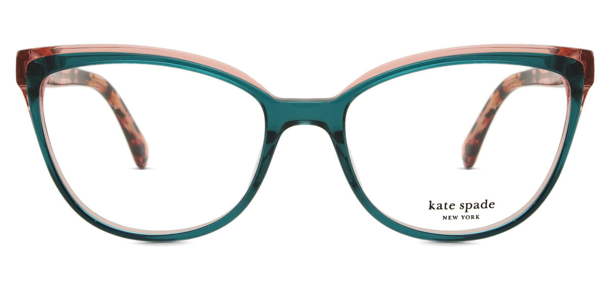 Photos - Glasses & Contact Lenses Kate Spade Lucinda IWB Women's Eyeglasses Green Size 52  - Blue Light Block Available (Frame Only)