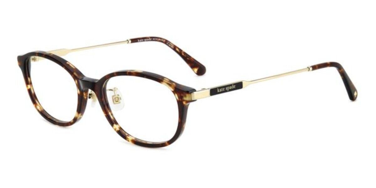 Kate Spade KS Irie/FJ Asian Fit 086 Women's Eyeglasses Tortoiseshell Size 50 (Frame Only) - Blue Light Block Available