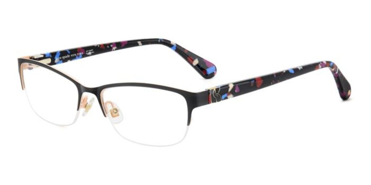 Kate Spade KS Marnie 2/G Asian Fit SDK Women's Eyeglasses Black Size 50 (Frame Only) - Blue Light Block Available