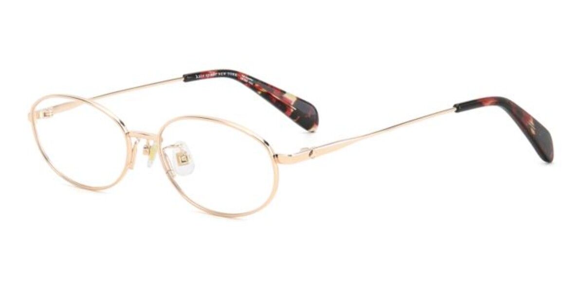 Kate Spade KS Reina/FJ Asian Fit 000 Women's Eyeglasses Gold Size 52 (Frame Only) - Blue Light Block Available