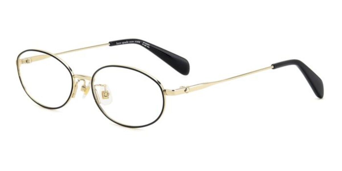 Kate Spade KS Reina/FJ Asian Fit RHL Women's Eyeglasses Black Size 52 (Frame Only) - Blue Light Block Available