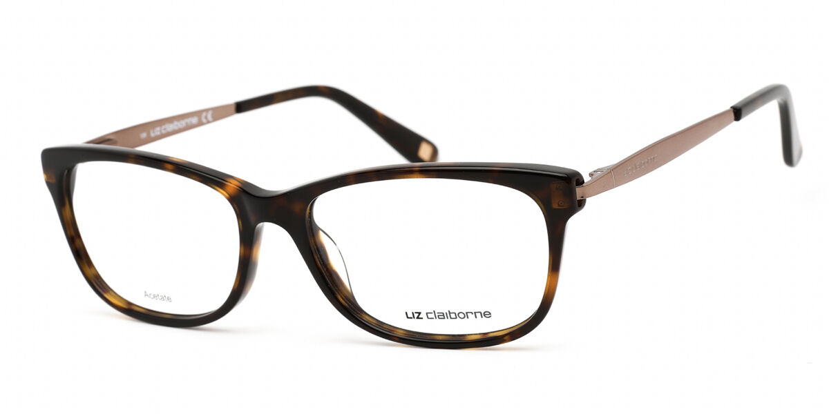 Liz Claiborne L 637 0086 Óculos De Grau Tortoiseshell Feminino