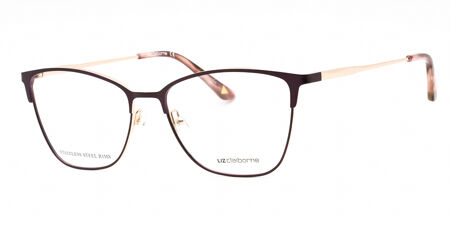 Liz Claiborne L 678 1JZ Matte Purple On Gold Eyeglasses  display picture 2