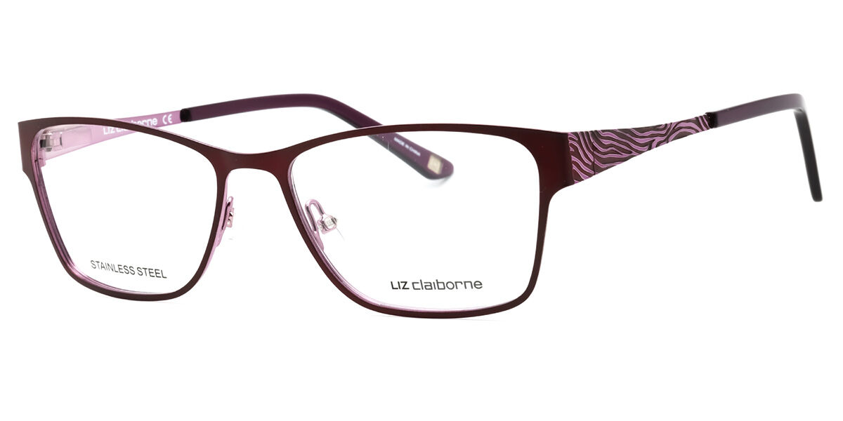 Liz Claiborne L 665 00T7 52 Purple Glasögon (Endast Båge) Kvinna