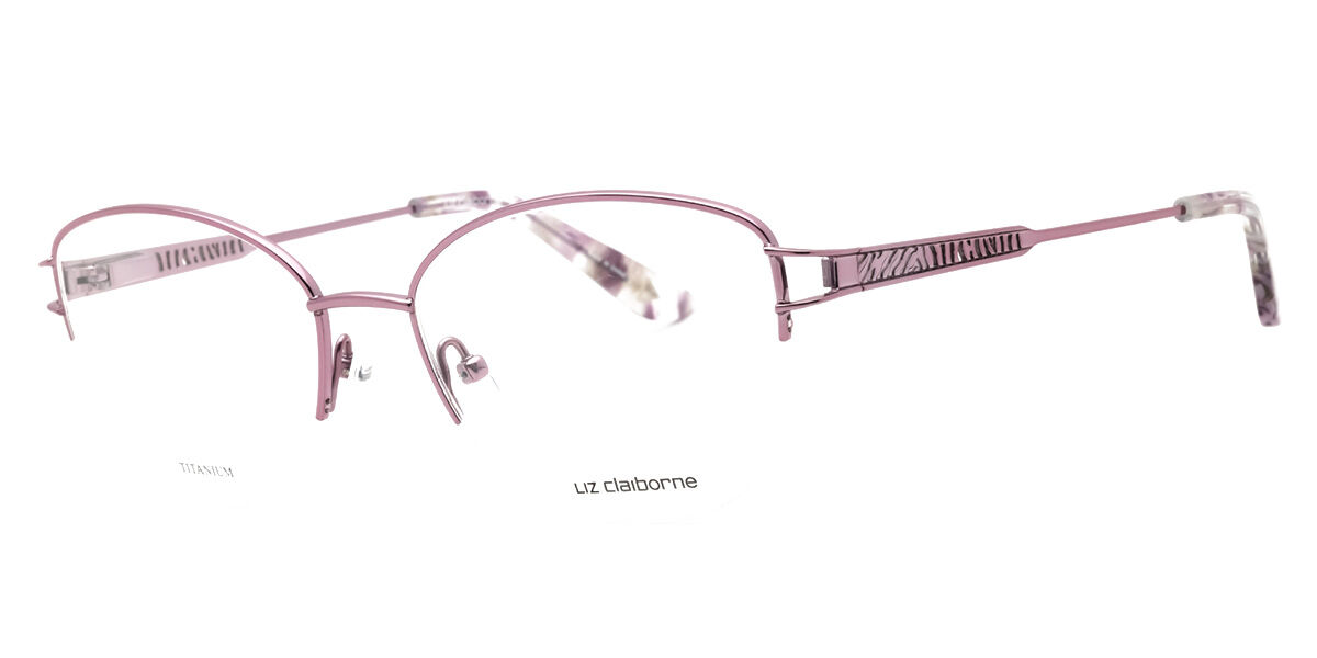 Liz Claiborne L 674T 0789 Cat Eye Lilac Purple Frame Eyeglasses ...