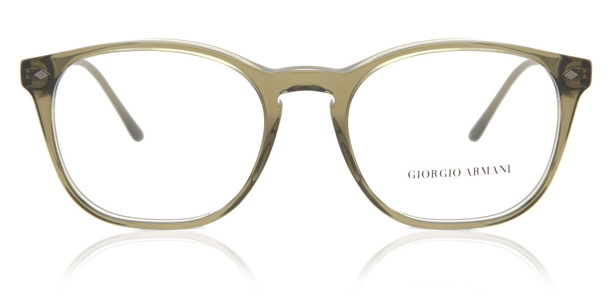 Giorgio Armani AR7074 5894 Glasses Transparent Khaki Green ...