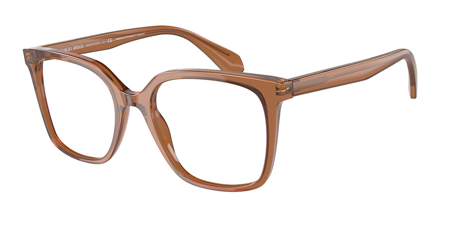 Giorgio Armani AR7217 5932 Glasses Transparent Brown | SmartBuyGlasses UK