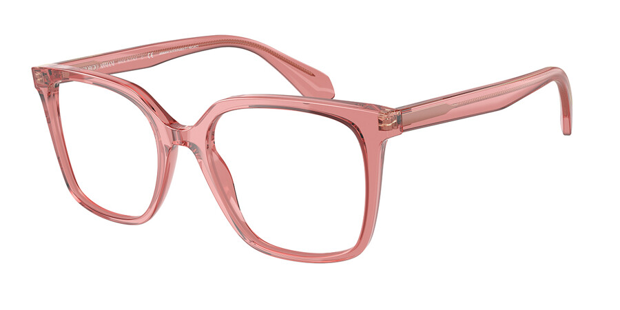 Giorgio Armani AR7217 5933 Glasses Transparent Pink | SmartBuyGlasses UK