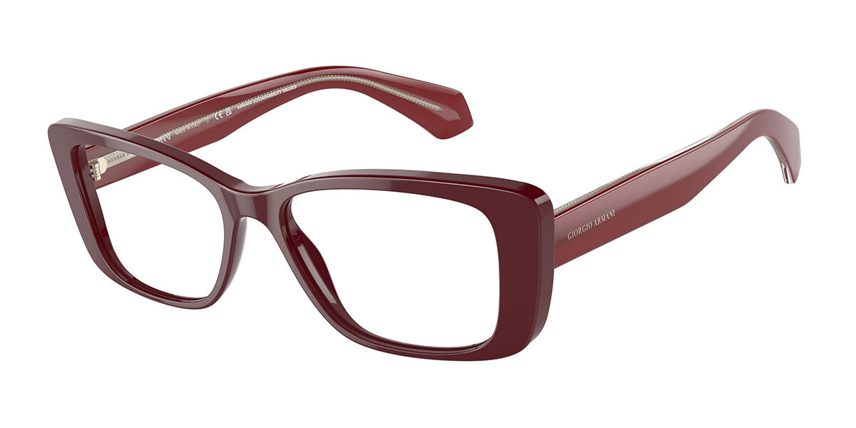 Giorgio Armani AR7226 5955 Glasses Shiny Red | VisionDirect Australia