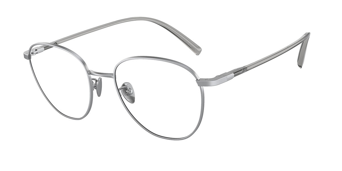 Giorgio Armani AR5134 Asian Fit 3045 Eyeglasses in Matte Silver ...