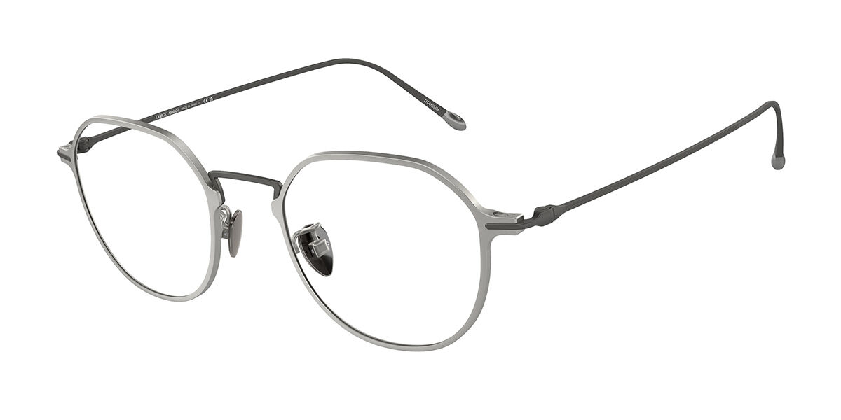 Giorgio Armani AR6138TM 3346 Glasses Matte Silver | SmartBuyGlasses New ...