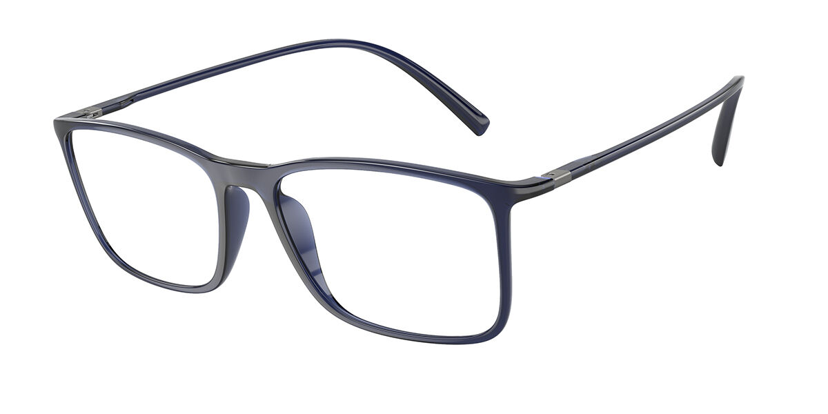 Giorgio Armani AR7244U 6003 Eyeglasses in Transparent Blue ...