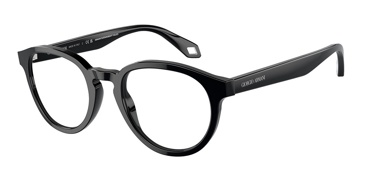 Photos - Glasses & Contact Lenses Armani Giorgio  Giorgio  AR7248 5875 Men's Eyeglasses Black Size 50 ( 