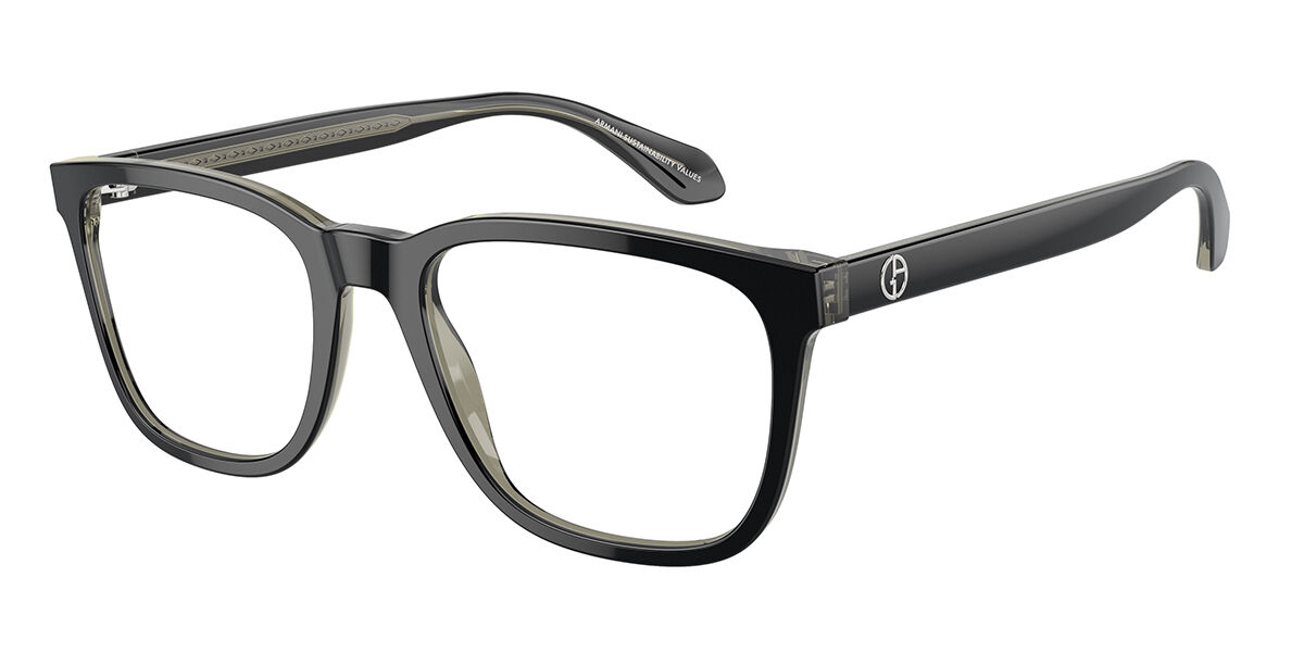 Photos - Glasses & Contact Lenses Armani Giorgio  Giorgio  AR7255 6087 Men's Eyeglasses Black Size 53 ( 