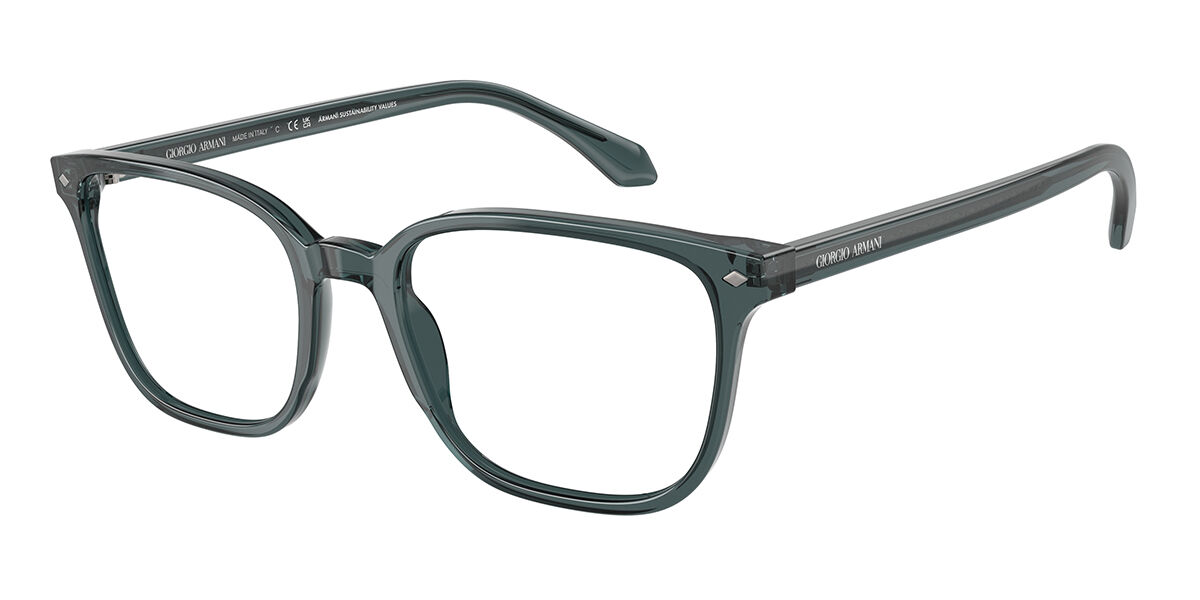 Giorgio Armani AR7265F Asian Fit 6171 Men's Eyeglasses Clear Size 55 (Frame Only) - Blue Light Block Available