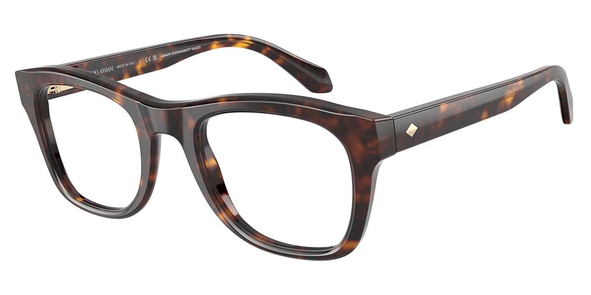 Photos - Glasses & Contact Lenses Armani Giorgio  Giorgio  AR7273 5879 Men's Eyeglasses Tortoiseshell Size 49  - Blue Light Block Available (Frame Only)