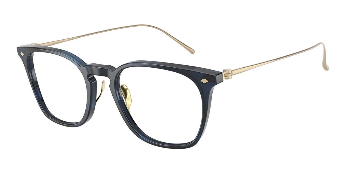 Image of Giorgio Armani AR7271T 6209 49 Blåa Glasögon (Endast Båge) Män SEK