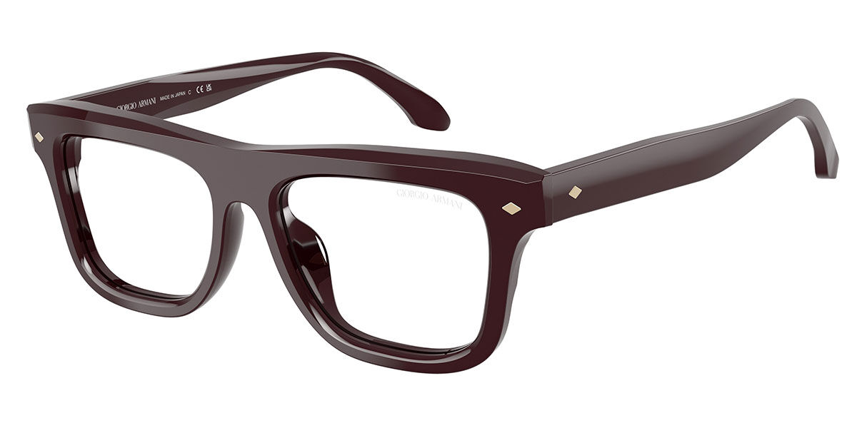 Giorgio Armani AR8259U 64331W Men's Glasses Burgundy Size 53 - Free Lenses - Blue Light Block Available