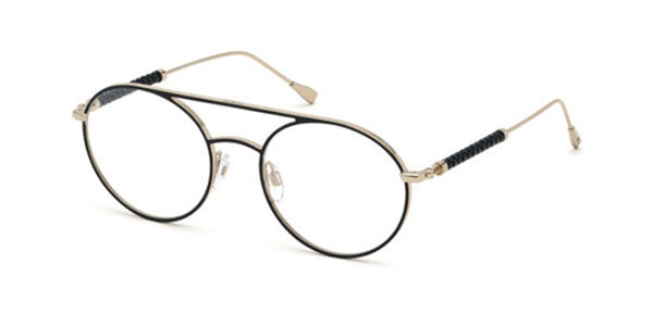 Photos - Glasses & Contact Lenses Tod’s TODS TODS TO5200 033 Women's Eyeglasses Black Size 52  - Blue (Frame Only)