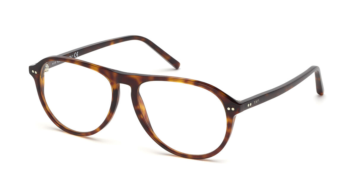Photos - Glasses & Contact Lenses Tod’s TODS TODS TO5219 054 Men's Eyeglasses Tortoiseshell Size 57   (Frame Only)