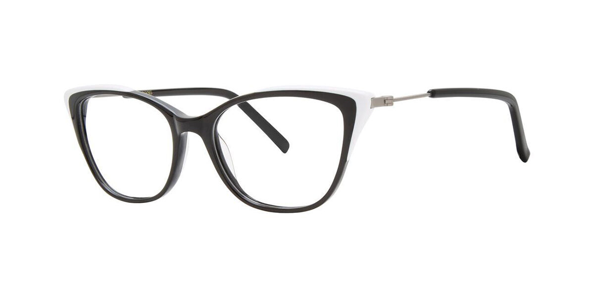 Vera Wang V567 Piano Eyeglasses in Black/White | SmartBuyGlasses USA