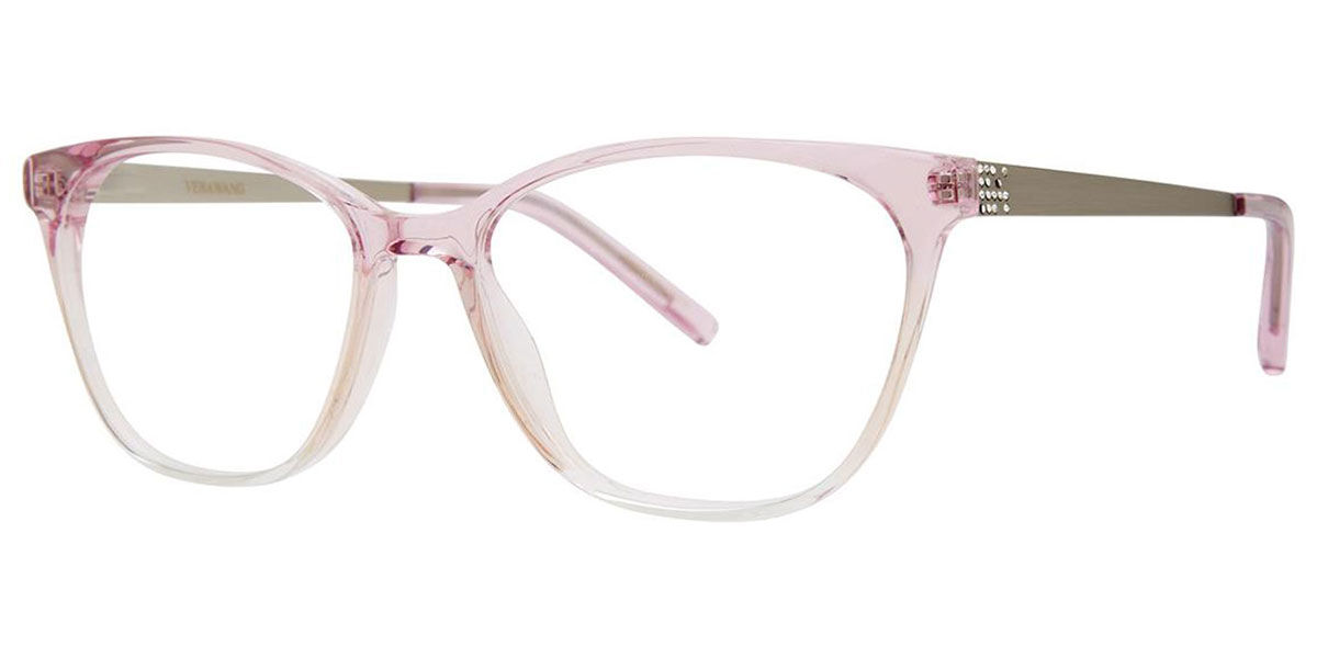 Vera Wang Melrose Blush Pink Glasses Transparent Blush Pink ...