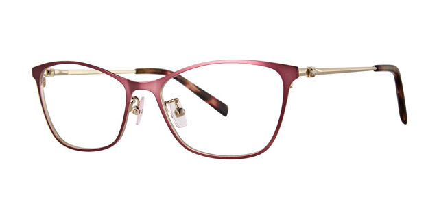 Vera Wang Burgundy/Red Eyeglass Frames VERA WANG V068 BU NOS Burgundy Red Polished Eyeglasses Frame  main image 3