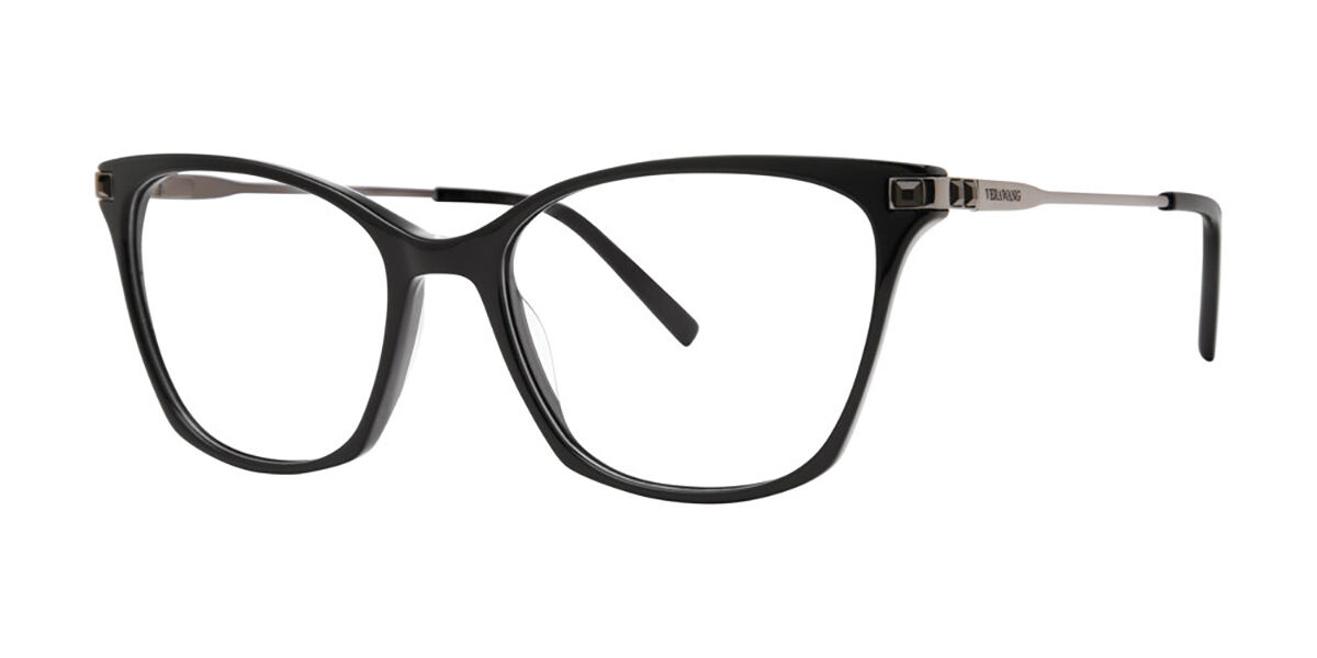 Vera Wang Mardee Black Women's Eyeglasses Black Size 53 (Frame Only) - Blue Light Block Available