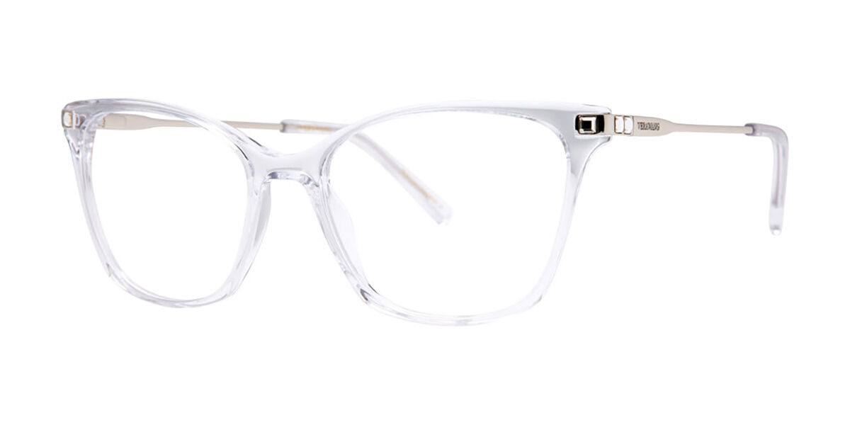 Vera Wang Mardee Crystal Women's Eyeglasses Clear Size 53 (Frame Only) - Blue Light Block Available