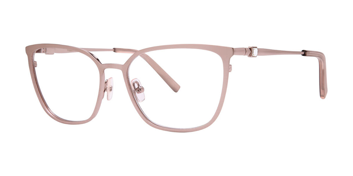 Vera Wang Prisca Rose Gold Women's Eyeglasses Gold Size 52 (Frame Only) - Blue Light Block Available