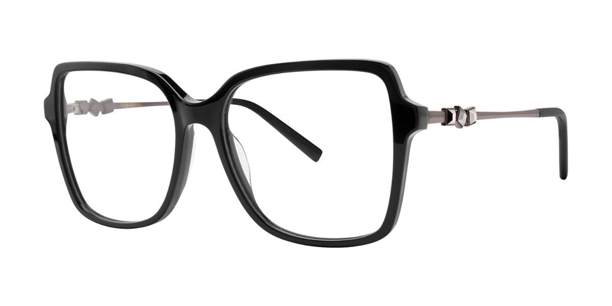 Vera Wang Selah Black Women's Eyeglasses Black Size 55 (Frame Only) - Blue Light Block Available