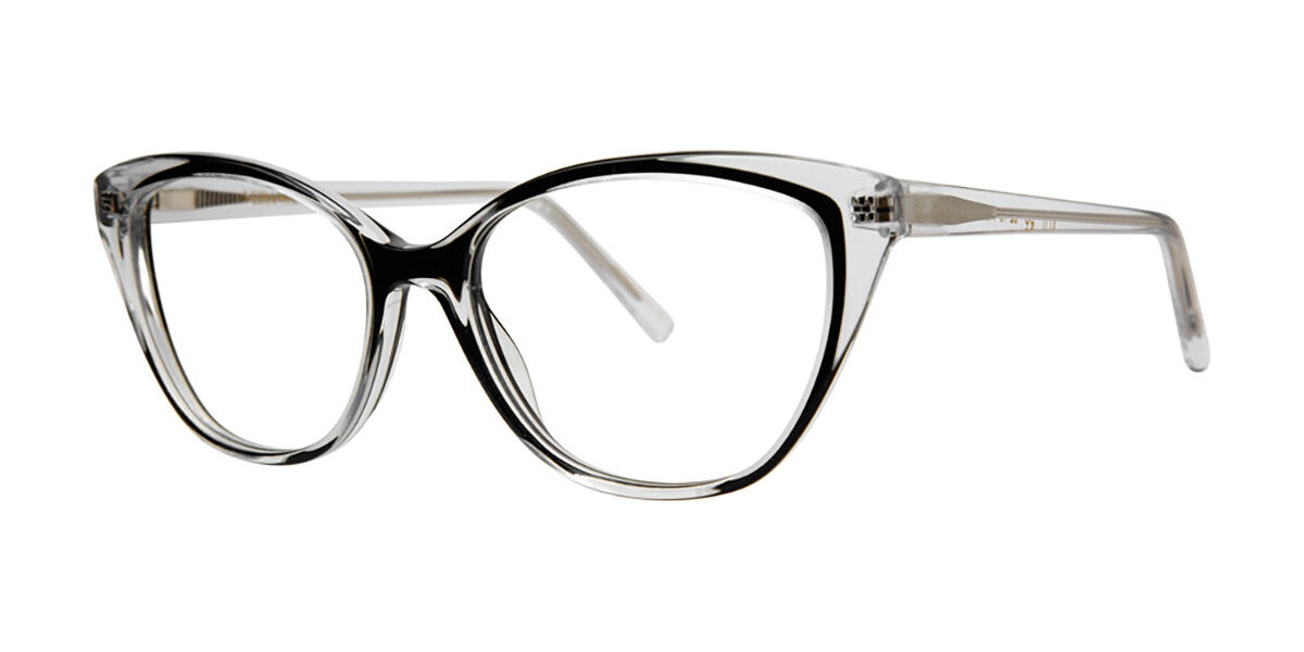 Vera Wang V717 Black Crystal Women's Eyeglasses Clear Size 52 (Frame Only) - Blue Light Block Available