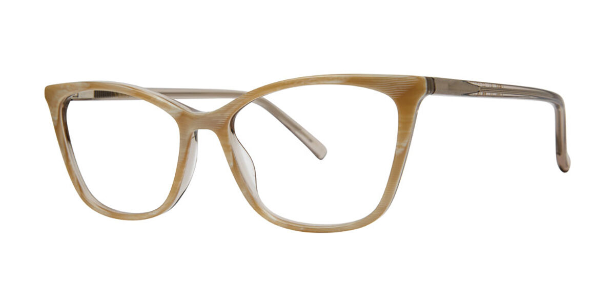 Vera Wang V720 Ivory Women's Eyeglasses Brown Size 53 (Frame Only) - Blue Light Block Available