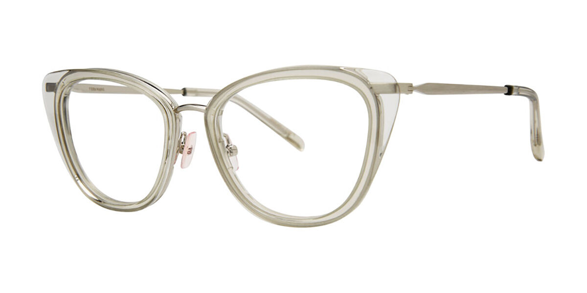 Vera Wang V721 Crystal Tea Women's Eyeglasses Green Size 50 (Frame Only) - Blue Light Block Available