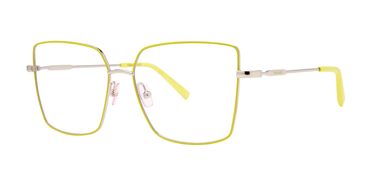 Vera Wang V722 Chartreuse Women's Eyeglasses Green Size 56 (Frame Only) - Blue Light Block Available