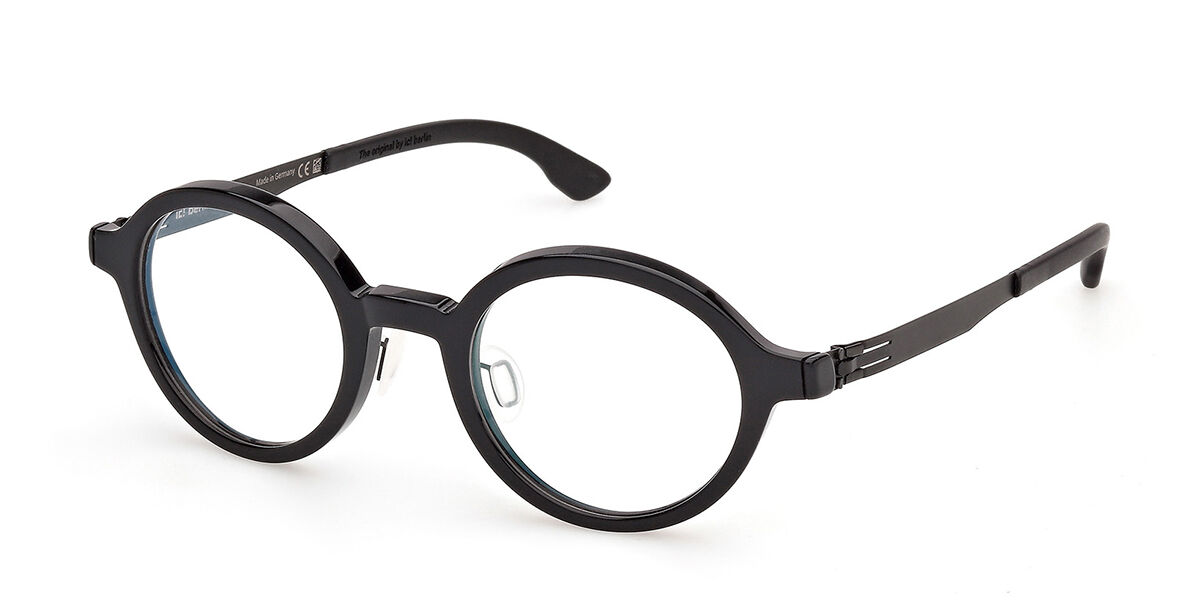 Ic! Berlin IC5331-D Haiku Asian Fit Men's Glasses, Black, Size 46