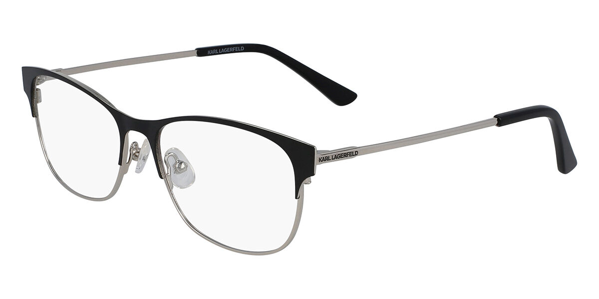 Karl Lagerfeld KL 268 505 Women's Eyeglasses Silver Size 52 - Blue Light Block Available