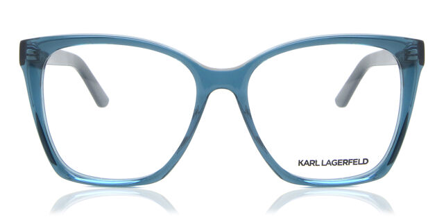 Karl Lagerfeld KL6050 425 Transparent Petrol Blue Eyeglasses 