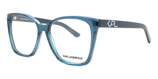 Karl Lagerfeld KL6050 425 Transparent Petrol Blue Eyeglasses  display picture 1