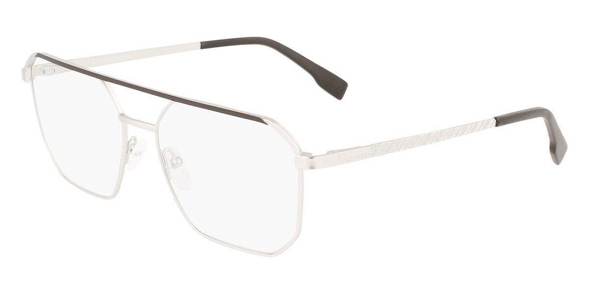 Karl Lagerfeld KL 338 712 Occhiali da Vista Nero Argento | SmartBuyGlasses  Italia